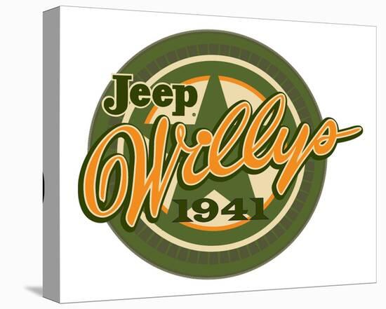 Jeep Willys 1941-null-Stretched Canvas