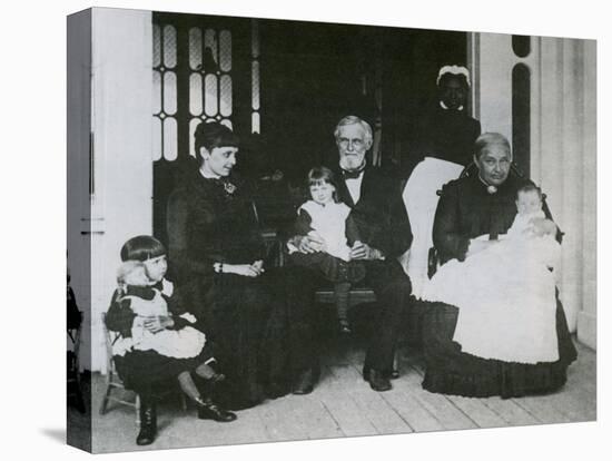 Jefferson Davis with Family-Science Source-Premier Image Canvas