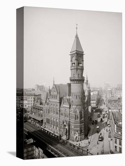 Jefferson Market Court House, New York-null-Stretched Canvas