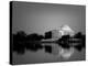 Jefferson Memorial, Washington, D.C. Number 2 - Black and White Variant-Carol Highsmith-Stretched Canvas