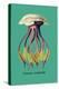 Jellyfish: Leonura Terminalis-Ernst Haeckel-Stretched Canvas