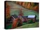 Jenne Farm in the Fall, near Woodstock, Vermont, USA-Charles Sleicher-Premier Image Canvas