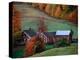 Jenne Farm in the Fall, near Woodstock, Vermont, USA-Charles Sleicher-Premier Image Canvas