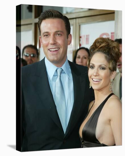 Jennifer Lopez And Ben Affleck-null-Stretched Canvas