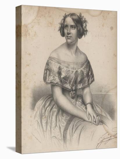 Jenny Lind, from Sheet Music for 'Swedish Melodies, Pieces and Operatic Songs', 1851-Albert Newsam-Premier Image Canvas