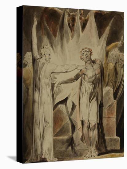 Jeroboam and the Man of God, C.1804-William Blake-Premier Image Canvas