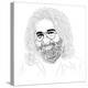 Jerry Garcia-Logan Huxley-Stretched Canvas