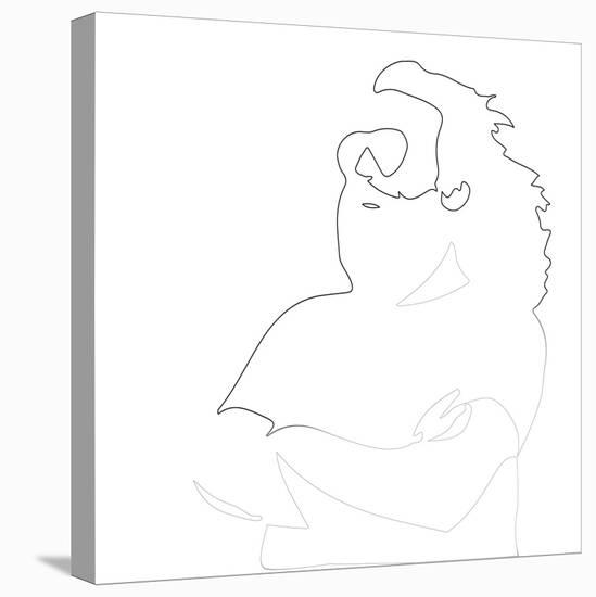 Jerry Garcia-Logan Huxley-Stretched Canvas