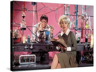 Jerry Lewis / Stella Stevens signed Nutty Professor 16x20 Canvas