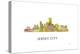 Jersey City New Jersey Skyline-Marlene Watson-Premier Image Canvas