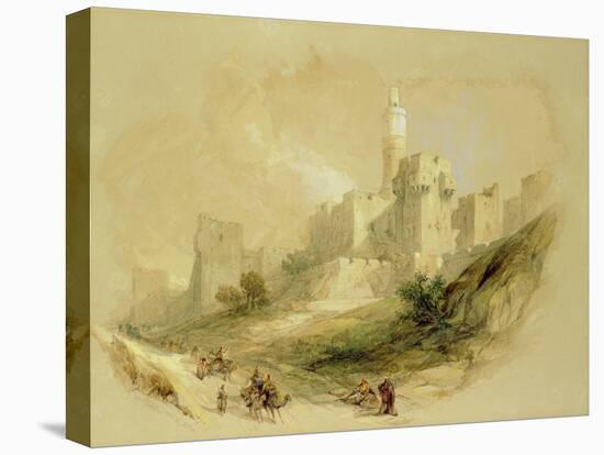 Jerusalem and the Tower of David-David Roberts-Premier Image Canvas