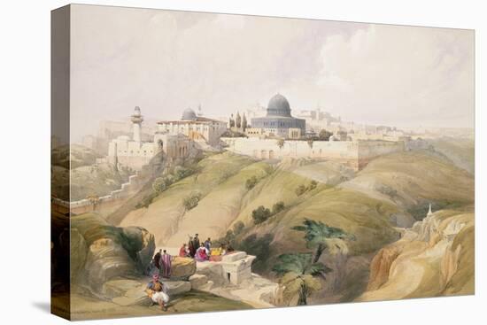 Jerusalem, April 9th 1839, Plate 16 from Volume I of "The Holy Land"-David Roberts-Premier Image Canvas