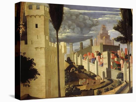 Jerusalem, from Deposition of Christ, 1435, from Holy Trinity Altarpiece (Detail)-Fra Angelico-Premier Image Canvas