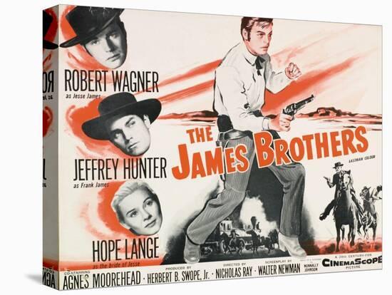 Jesse James, 1957, "The True Story of Jesse James" Directed by Nicholas Ray-null-Premier Image Canvas