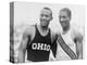 Jesse Owens with Ralph Metcalfe-null-Stretched Canvas