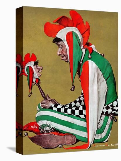 "Jester", February 11,1939-Norman Rockwell-Premier Image Canvas