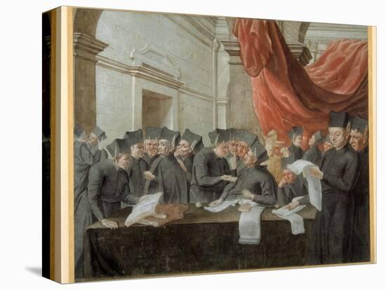 Jesuits in Conclave, Arguing over Accounts-null-Premier Image Canvas
