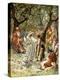 Jesus and his disciples at Caesarea Philippi - Bible-William Brassey Hole-Premier Image Canvas