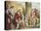 Jesus and the Little Children-English School-Premier Image Canvas