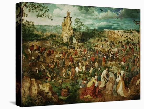 Jesus Carrying the Cross, or the Way to Calvary, 1564-Pieter Bruegel the Elder-Premier Image Canvas