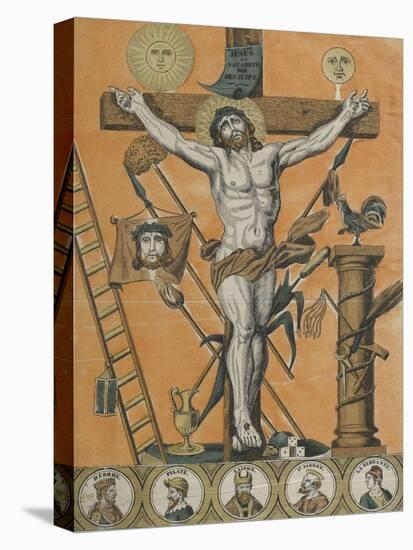 Jésus Christ en croix-null-Premier Image Canvas