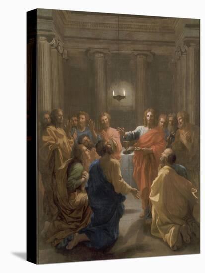 Jésus-Christ instituant l'Eucharistie-Nicolas Poussin-Premier Image Canvas