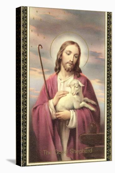 Jesus Christ with Lamb-null-Stretched Canvas