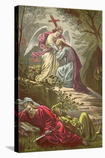 Jesus in the Garden of Gethsemane-North American-Premier Image Canvas