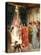 Jesus is sent to Herod - Bible-William Brassey Hole-Premier Image Canvas