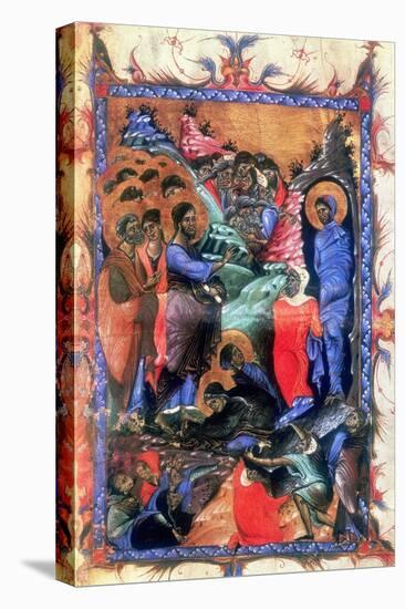 Jesus Raising Lazarus after Four Days, C1280-null-Premier Image Canvas