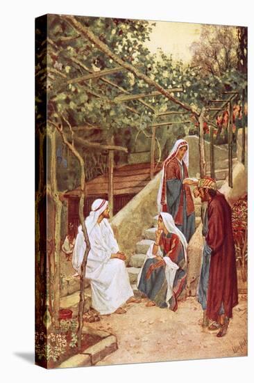 Jesus Resting at Bethany at the House of His Friends-William Brassey Hole-Premier Image Canvas