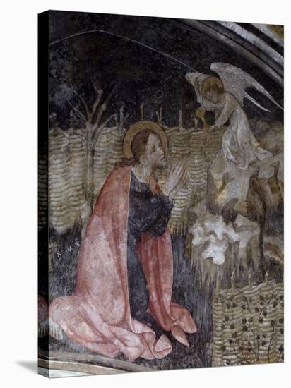 Jesus's Prayer in the Garden of Gethsemane, Detail from a Fresco by Giacomo Jaquerio-null-Premier Image Canvas