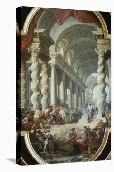 Jesus Stoned in the Temple-Giovanni Paolo Panini-Premier Image Canvas