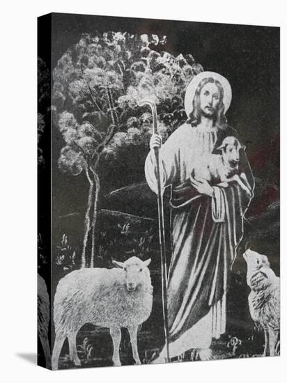 Jesus the Good Shepherd, Bossey, Haute Savoie, France, Europe-Godong-Premier Image Canvas