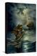 Jesus Walking on Water-Val Bochkov-Premier Image Canvas