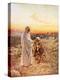 Jesus Withe the One Leper Who Returned to Give Thanks-William Brassey Hole-Premier Image Canvas