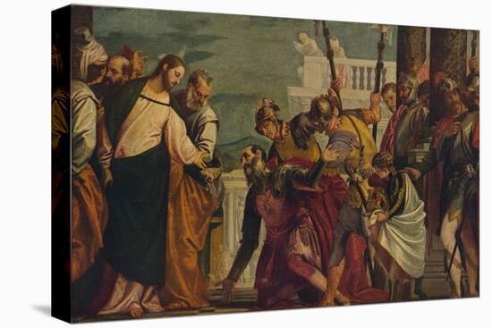 'Jesus Y El Centurio De Cafarnaun', (Jesus and the Centurion), 1571, (c1934)-Paolo Veronese-Premier Image Canvas