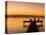 Jetty at Sunset, Caye Caulker, Belize-Russell Young-Premier Image Canvas