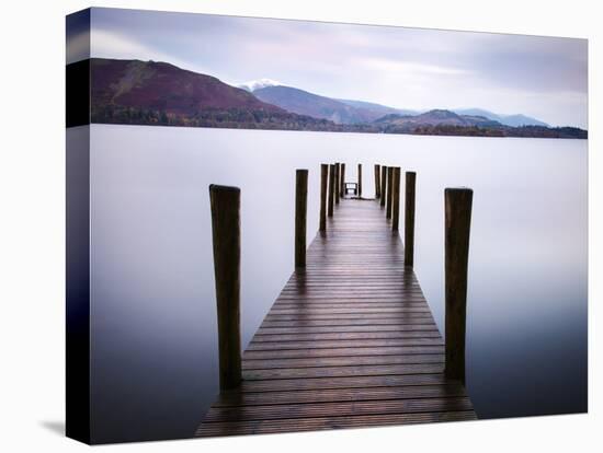 Jetty on Derwentwater, Cumbria, UK-Nadia Isakova-Premier Image Canvas