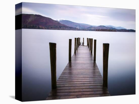 Jetty on Derwentwater, Cumbria, UK-Nadia Isakova-Premier Image Canvas