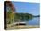 Jetty on Squam Lake, New Hampshire, New England, USA-Fraser Hall-Premier Image Canvas