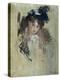 Jeune femme au chapeau-Jacques-emile Blanche-Premier Image Canvas