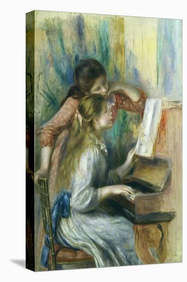 Jeunes Filles Au Piano, Young Girls at the Piano, C. 1892-Pierre-Auguste Renoir-Premier Image Canvas