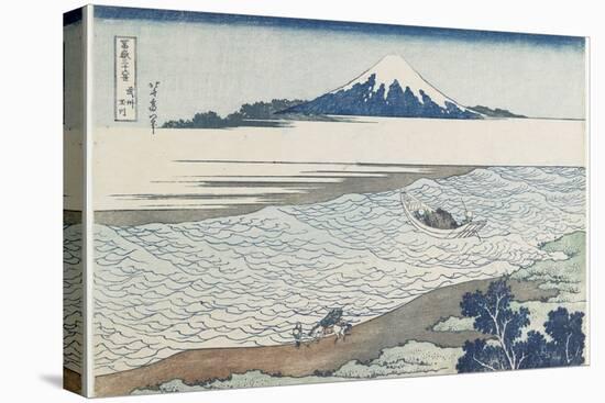 Jewel River in Musashi Province, 1831-1834-Katsushika Hokusai-Premier Image Canvas