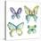 Jeweled Butterflies II-Chariklia Zarris-Stretched Canvas