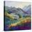 Jeweled Hills-Erin Hanson-Stretched Canvas
