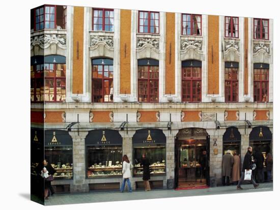 Jewellery Shop in Flemish Building, Lille, Flanders, Nord, France-David Hughes-Premier Image Canvas