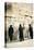 Jewish Orthodox Men Pray at Western Wall, Jerusalem, Israel-David Noyes-Premier Image Canvas