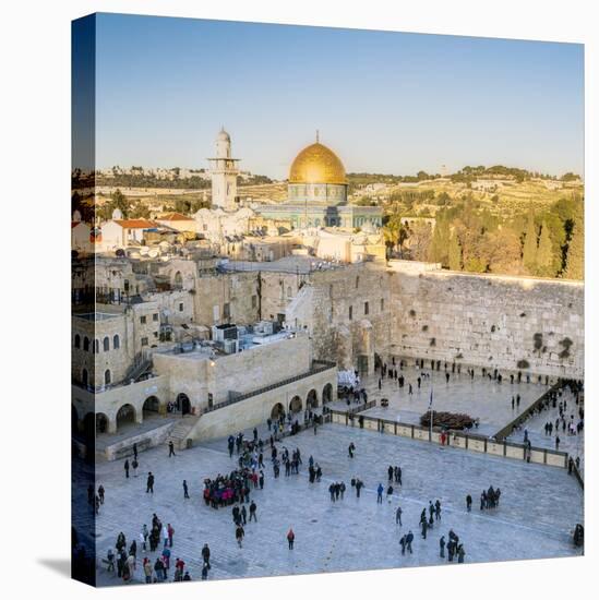 Jewish Quarter of the Western Wall Plaza, Old City, UNESCO World Heritage Site, Jerusalem, Israel-Gavin Hellier-Premier Image Canvas