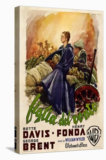 Jezebel, Italian Movie Poster, 1938-null-Stretched Canvas